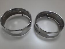 COPPIA CERCHI FARI PRESUMIBILMENTE ALFA ROMEO 1750 GT DIAMETRO INTERNO 17CM 