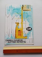 OM Carrelli Elevatori Elettrici retrattili depliant originale italiano