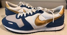 NIKE Air Vortex VINTAGE 2003 blu scuro oro RARA uomo taglia 14 307660-471!