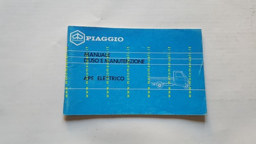 Piaggio ape elettrico - piaggio,