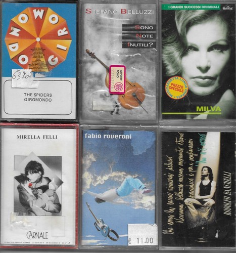 Lotto musicassette musicali - musicassette,