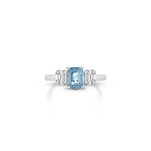 Anello trilogy oro bianco - in,