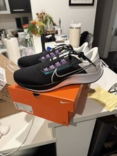 Scarpe da corsa su strada uomo Nike Pegasus 38 nero/bianco/blu/argento CW7356-003