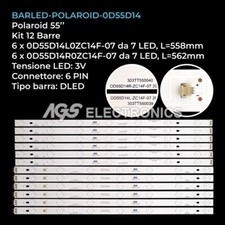 KIT 12 BARRE STRIP LED TV