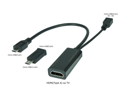 Adattatore micro usb mhl - mhl, (5
