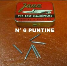 N°6 Puntine co.04EA speciali alta qualità needles pickup  per grammofono d'epoca