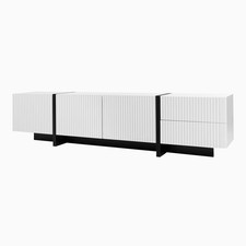 Comanlai Mobiletto TV 190X35X45 Cm, Tavolino TV Moderno, Tavolino TV Elegante, C