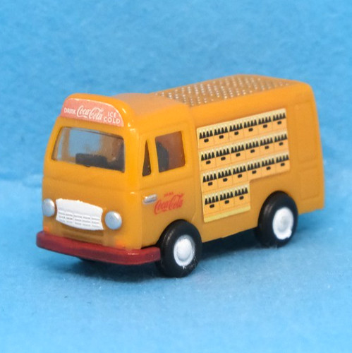 Camion coca cola giallo nissan - giallo,