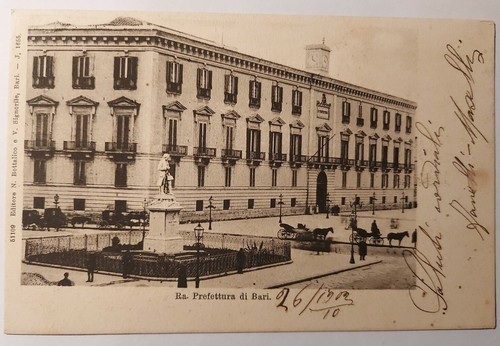 Rara cartolina bari prefettura - cartolina,