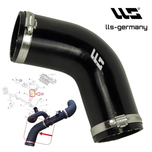 Tubo turbo intercooler per