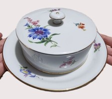 Antica rara burriera porcellana Meissen