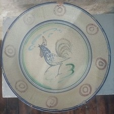 PIATTO ANTICO CERAMICA SICILIA CALTAGIRONE BURGIO VIETRI GROTTAGLIE VINTAGE RARO