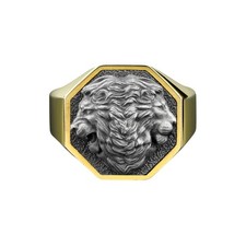 Anello in argento placcato oro