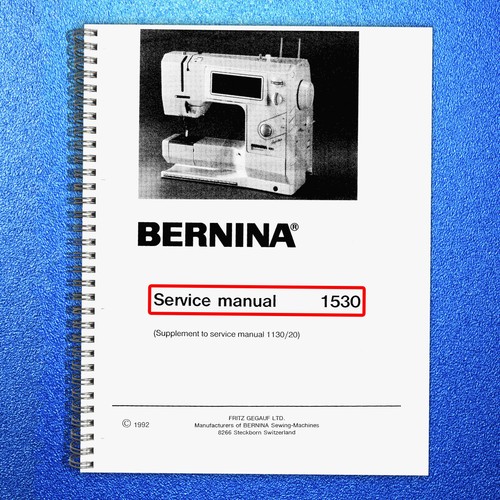 Bernina 1530 service - bernina,