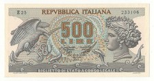 500 lire aretusa decr - , 23