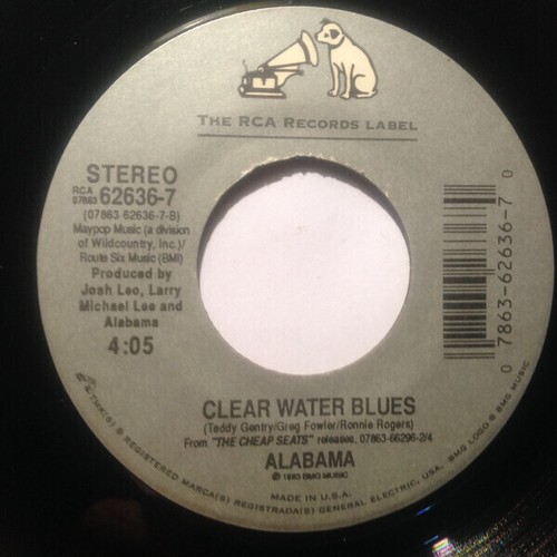 Alabama reckless vinile single - reckless,