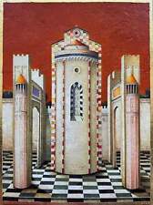 Nel gioco degli scacchi Paolo Grimaldi Opera Tecnica Mista + Cornice PEZZO UNICO