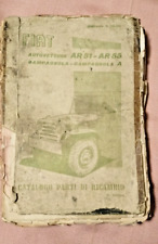 CATALOGO PARTI DI RICAMBIO CAMPAGNOLA AR 51  - AR 55
