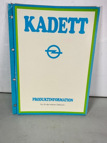 Opel kadett informazioni sul - d,