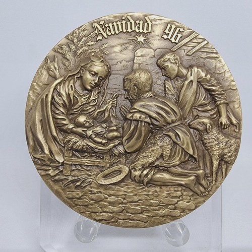 Medaglia bronzo natale - /,