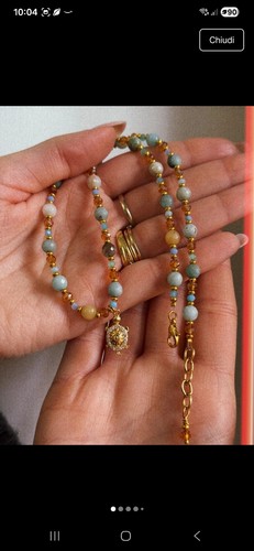Collana pietre dure - collana,