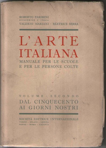 Arte italiana manuale per - italiana:,