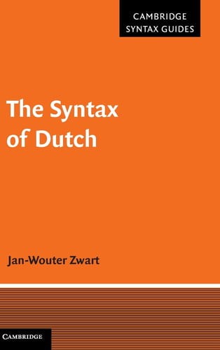 The syntax dutch - the, of
