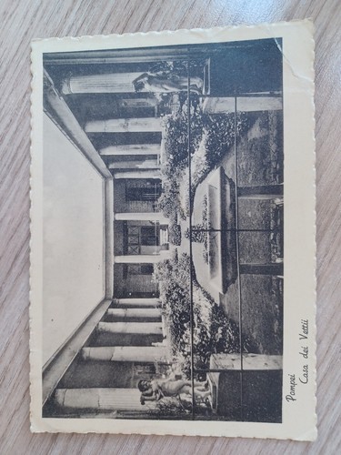 Cartolina antica pompei - cartolina,