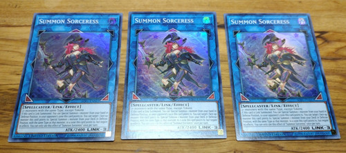 Yugioh summon sorceress - x3,