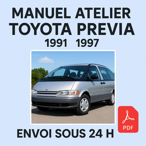 Manuel atelier toyota - atelier, previa