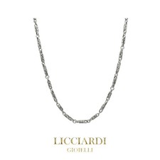 Collana uomo catena Rudy oro bianco 18kt