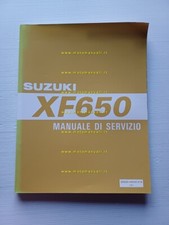 Suzuki XF 650 1997 manuale officina originale ITALIANO