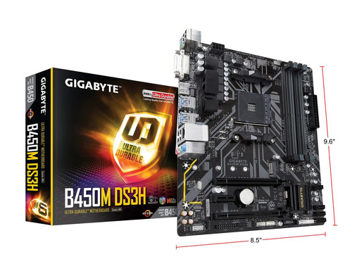 Scheda madre gigabyte b450m - scheda,