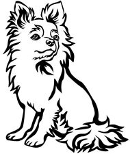 Adesivo CHIHUAHUA - adesivo auto Chihuahua - sticker - contorno Chihuahua #04