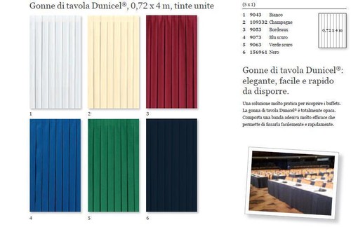 Gonne tavola duni dunicel - da, dunicel©