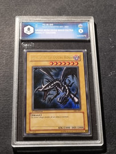 YUGIOH! - DRAGO NERO OCCHI ROSSI - MIJ I001 - PRIMA EDIZIONE - GRAAD 8 - PSA BGS