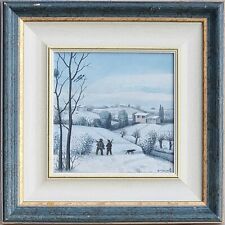 Francesco Maiolo (Nardodipace VV 1940 - Piossasco TO 2013 ). Inverno (naif) 1998
