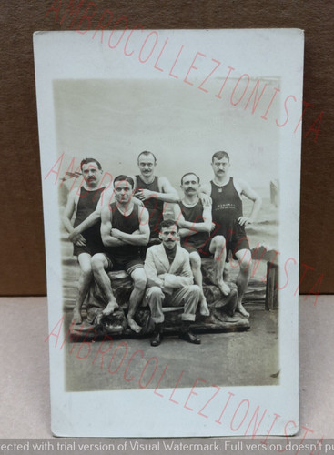 Cartolina squadra nuotatori - cartolina,