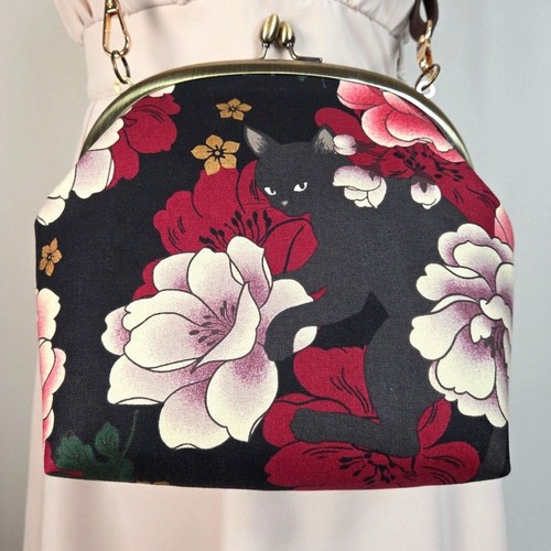 Borsa tracolla nera gatto - borsa, a
