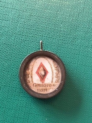 Teca con reliquia reliquiario - con,