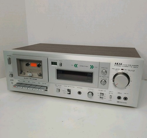 Akai m40r stereo cassette - akai,
