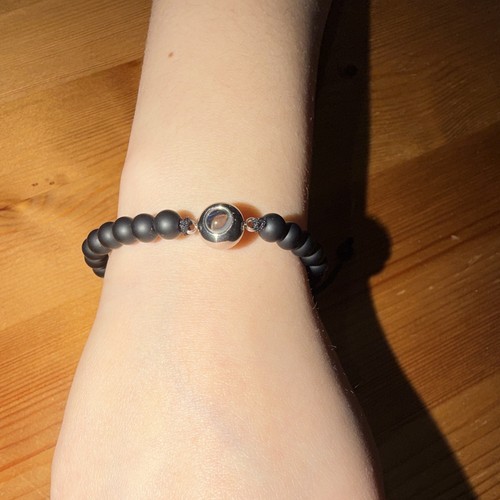 Bracciale con perline - bracciale, pietra