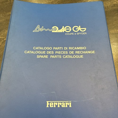 Catalogo ricambi ferrari dino - catalogo,