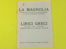 LIRICI GRECI ALCMANE IBICO STESICORO LA MAGNOLIA 1978