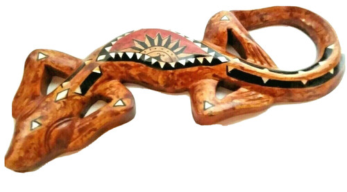 Geko scultura in - , cm