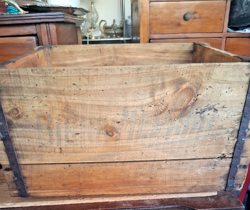 Cassetta legno vintage con - in,