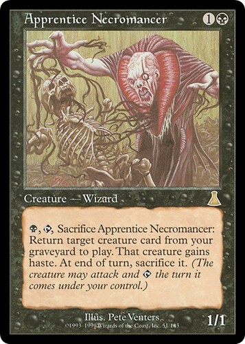 Apprendista negromante mtg - negromante,