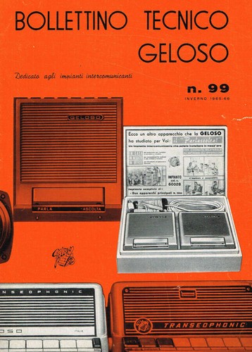 Bollettino tecnico geloso - bollettino,