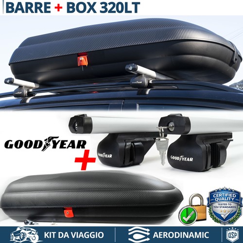 Box tetto 320lt - tetto, barre