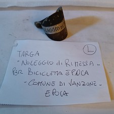 Targa noleggio rimessa - targa,